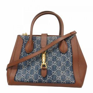 GUCCI Brown Leather Jackie Bag